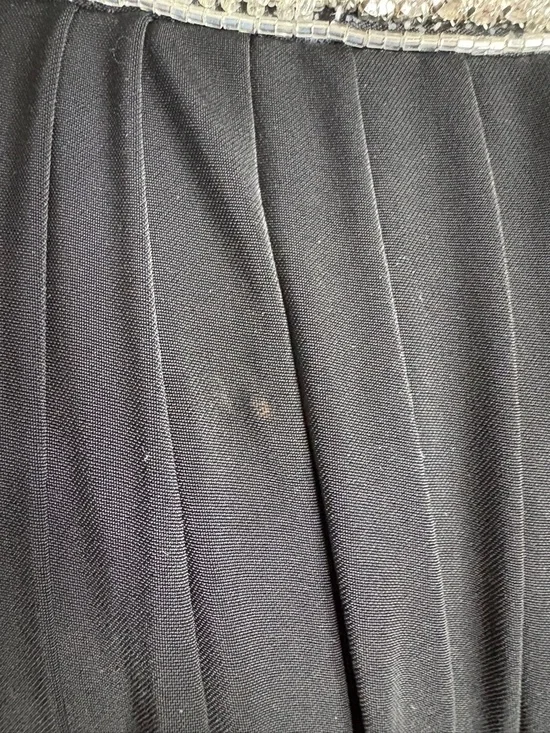 Sherri Hill Black Jeweled Open Back Ruched Cocktail Dress size 2 - Picture 4 of 11